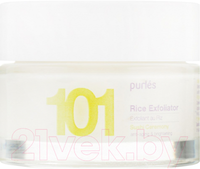Скраб для лица Purles Кремовый с частичками риса №101 (50мл)