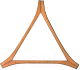 Треугольник для бильярда РуптуР Самурай / К800420 (ясень) - 