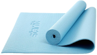 Коврик для йоги и фитнеса Starfit FM-101 PVC (173x61x0.5см, синий пастель) - 