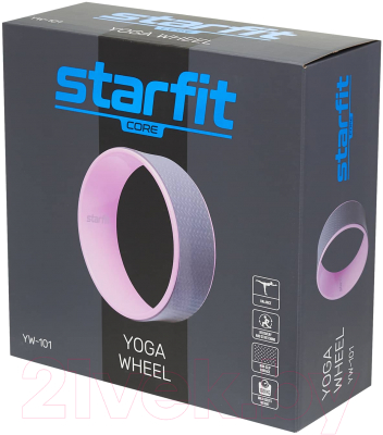 Колесо для йоги Starfit YW-101 (мятный/серый)