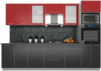 

Готовая кухня Интерлиния, Мила Пластик 3.0