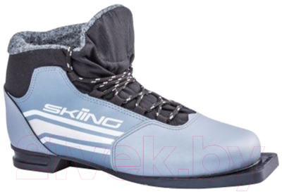 Ботинки для беговых лыж TREK Skiing ИК 2 (серый, р-р 36)