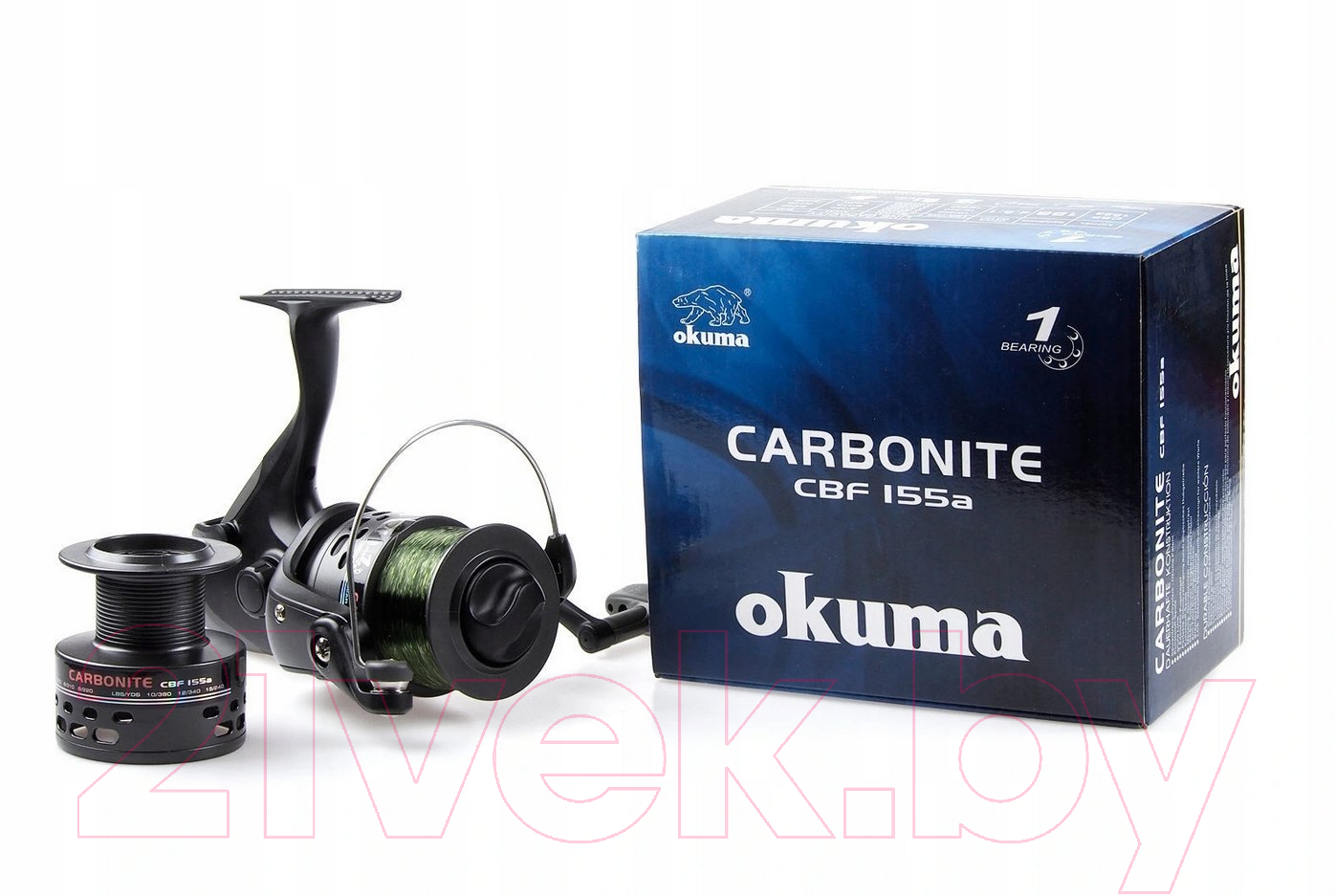 Катушка безынерционная Okuma Carbonite XP Baitfeeder / CBF-155a