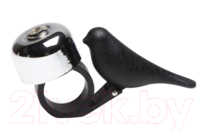 Звонок для велосипеда Qualy Bird / QLX20009-BK (черный)