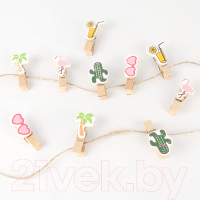 Изображение товара Набор прищепок декоративных Darvish Майами / DV-H-1079