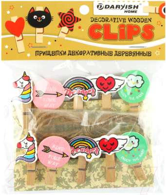 Изображение товара Набор прищепок декоративных Darvish Мечта / DV-H-1078