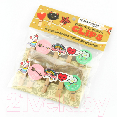 Изображение товара Набор прищепок декоративных Darvish Мечта / DV-H-1078