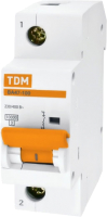 Выключатель автоматический TDM ВА 47-100 1Р 50А 10кА х-ка С / SQ0207-0052 - 