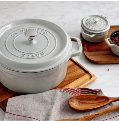 Кокотница Staub La Cocotte / 11020107 (белый трюфель)