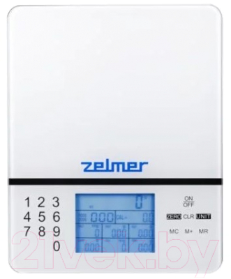 Кухонные весы Zelmer ZKS1500N (белый)