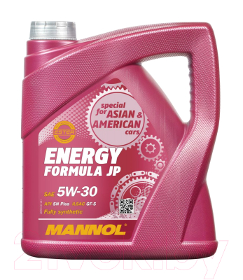 Моторное масло Mannol Energy Formula JP 5W30 SN / MN7914-4 (4л)