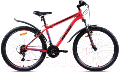 Велосипед AIST Quest 26 2022 (18, красный/синий)