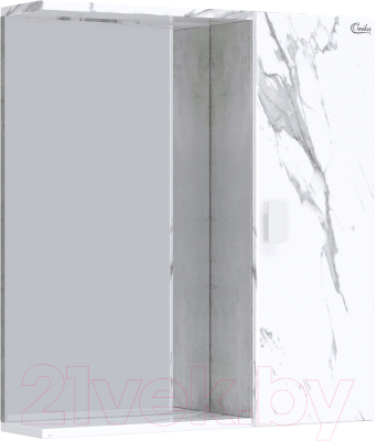 Шкаф с зеркалом для ванной Onika Марбл 65.00 (206545)