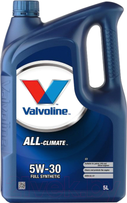Моторное масло Valvoline All Climate C2/C3 5W30 / 881925 (5л)