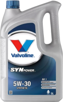 Моторное масло Valvoline SynPower DX1 5W30 / 885853 (5л) - 