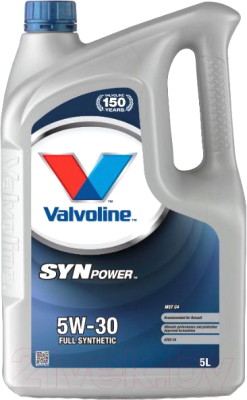 Моторное масло Valvoline SynPower MST C4 5W30 / 872771 (5л)