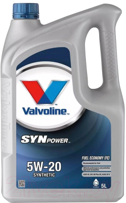 Моторное масло Valvoline SynPower FE 5W20 / 872556 (5л)