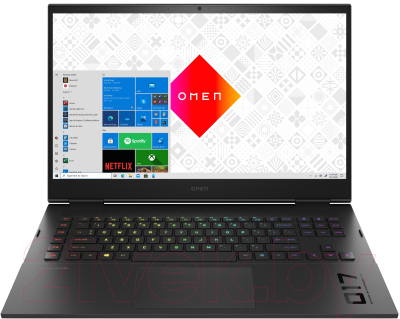 Игровой ноутбук HP Omen 17-ck0045ur (4E1C7EA)