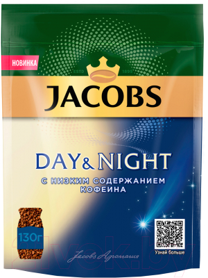 Кофе растворимый Jacobs Day&Night (130г)