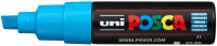 

Маркер художественный UNI Mitsubishi Pencil, Posca 8мм / PC-8K TURQUOISE