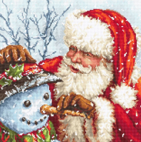 Набор для вышивания Letistitch Дед Мороз и Снеговик / LETI919 - 