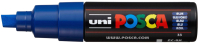 Маркер художественный UNI Mitsubishi Pencil Posca 8мм / PC-8K BLUE (синий)