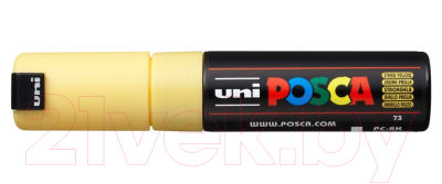 Маркер художественный UNI Mitsubishi Pencil Posca 8мм / PC-8K STRAW YELLOW (солодо-желтый)