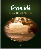 Чай пакетированный GREENFIELD Сlassic Breakfast / Nd-00014700 (100пак) - 