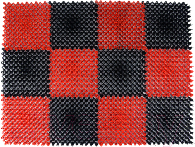 Коврик грязезащитный Blabar Gras 56x84см / 93198 (красный/черный)