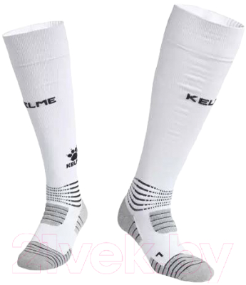 Гетры футбольные Kelme Football Length Socks / 9876312-103 (L, белый)