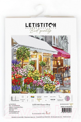 Набор для вышивания Letistitch Цветочный магазин / LETI986