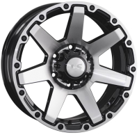 Литой диск LS wheels LS 874 17х8 6х139.7мм DIA 106.1мм ЕТ 20мм BKF - 