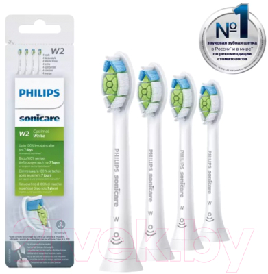 Набор насадок для зубной щетки Philips Optimal White HX6064/10
