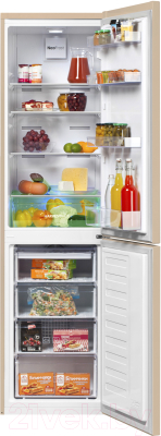 Холодильник с морозильником Beko RCNK335E20VSB