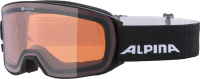 Маска горнолыжная Alpina Sports 2021-22 Nakiska Q / A7279031 (черный/оранжевый) - 