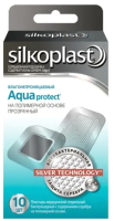 Пластырь медицинский Silkoplast Aquaprotect №10 стерильный бактерицидный с содержанием серебра (10шт) - 