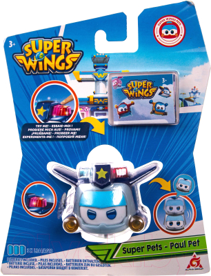 Самолет игрушечный Super Wings Супер питомец Пол / EU750415