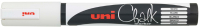 Маркер меловой UNI Mitsubishi Pencil Chalk / PWE-5M White (1.8-2.5мм, белый) - 