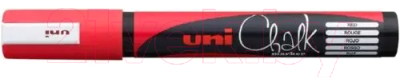 Изображение товара Маркер меловой UNI Mitsubishi Pencil Chalk 1.8-2.5мм / PWE-5M RED (красный)