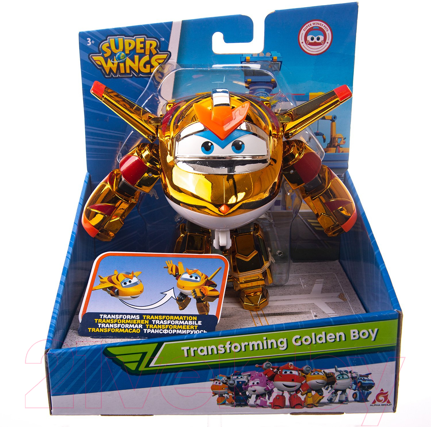 Игрушка-трансформер Super Wings Голден бой / EU750231