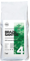 Кофе в зернах Fusion Coffee Бразилия Сантос (1кг) - 