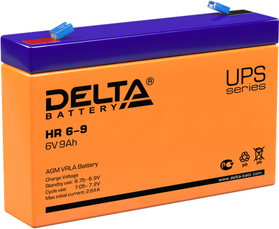 Аккумуляторная батарея DELTA HR 6-9 -