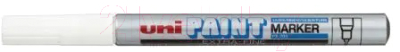 Изображение товара Маркер перманентный UNI Mitsubishi Pencil Paint 0.8мм / PX-203 SILVER (серебристый)