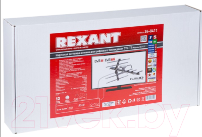 Цифровая антенна для ТВ Rexant 34-0411