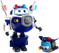 

Игрушка-трансформер Super Wings, Заряженный Пол + Супер питомец Пол / EU750425