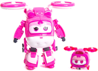 

Игрушка-трансформер Super Wings, Заряженный Диззи + Супер питомец Диззи / EU750424