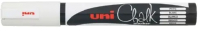 Маркер меловой UNI Mitsubishi Pencil Chalk 0.9-1.3мм / PWE-3MS WHITE(N) (белый)