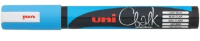 Маркер меловой UNI Mitsubishi Pencil Chalk 1.8-2.5мм / PWE-5M L.BLUE(N) (голубой) - 