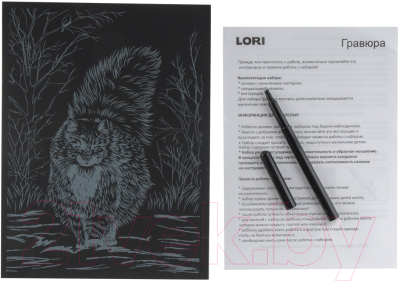 Изображение товара Гравюра Lori Кошки. Сибирский кот / Гр-672