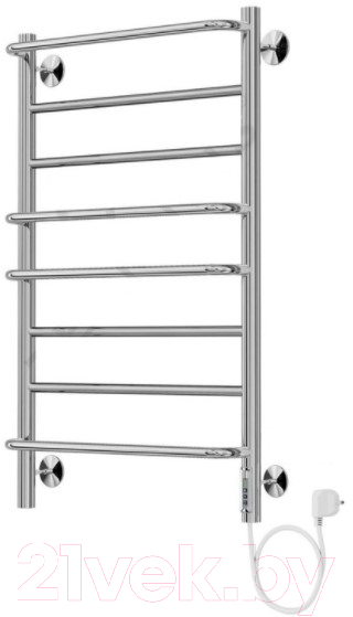 Полотенцесушитель электрический Granula Комби 50x80 8 перекладин D32 (терморегулятор с таймером)